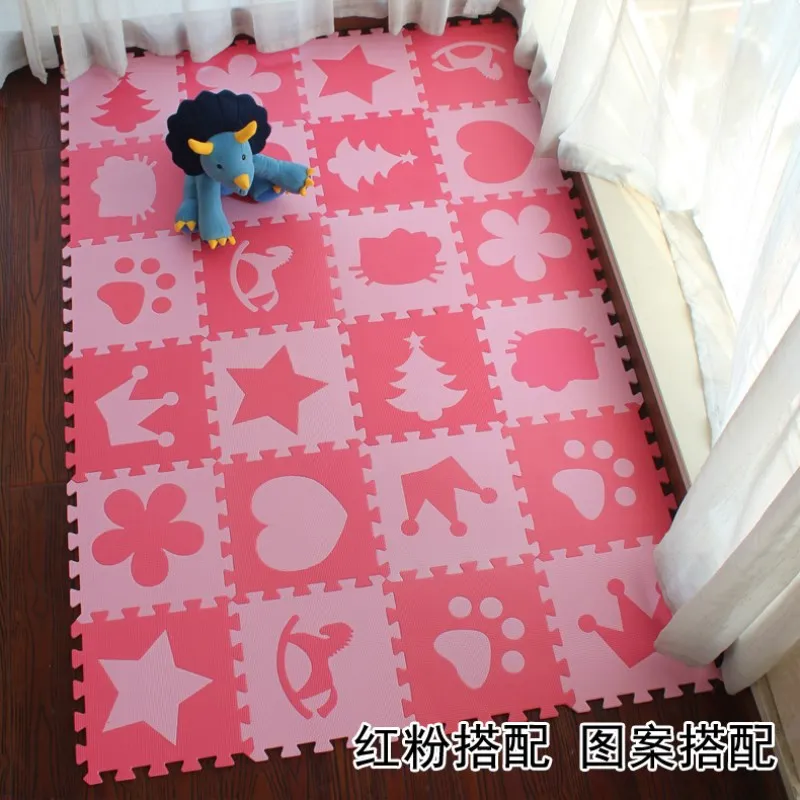 Marjinaa Детские EVA пены игровой коврик/20 или 30/лот Блокировка упражнений плитки пол ковер для ребенка, 1 см толщиной