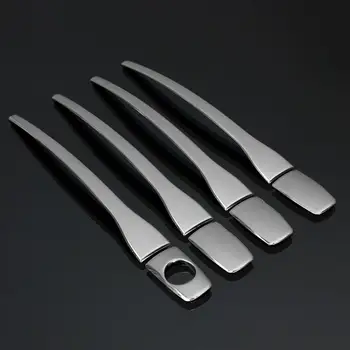 

1Sets Stainless Steel Trim Chrome Door Handle Cover For Peugeot 207 301 2008 3008 408 308 Handle Cover For Citroen C-QUATRE C4L