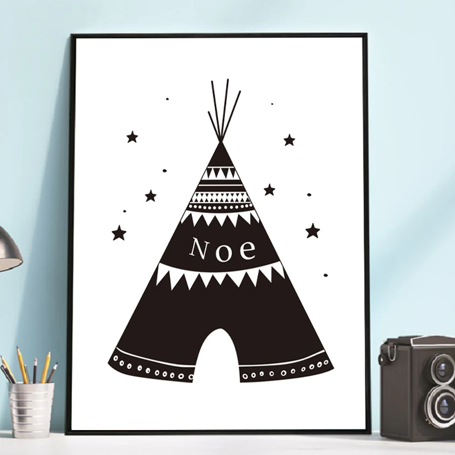 Boys-Rule-Canvas-Painting-Personalized-Minimalist-Nordic-Posters-Wall-Art-Picture-for-Nursery-Kids-Room-Unframed (1)