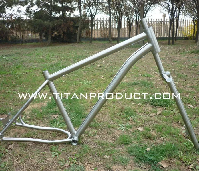Top 3AL/2.5V Ti Alloy Titanium Snow Bike Frame with internal cable routing 6 Top 3AL/2.5V Ti Alloy Titanium Snow Bike Frame with internal cable routing 6