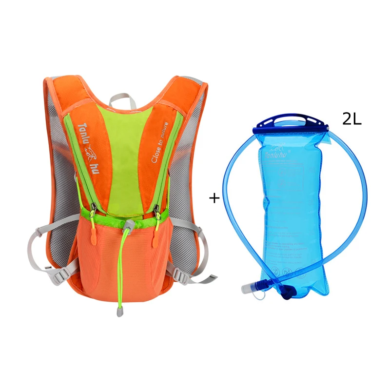 TANLUHU 675 Ultralight Outdoor Marathon Running Cycling Hiking Hydration Backpack Pack Vest Bag For 2L Water Bag Bladder Bottle - Цвет: 10