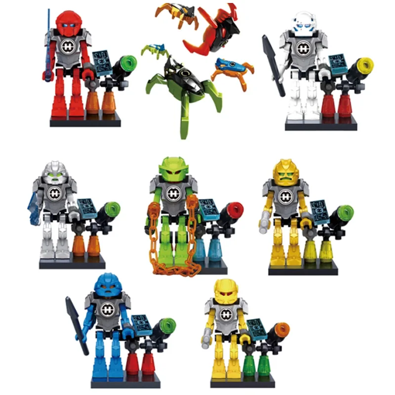 2018 NEW Movie Transformation Robot Turtles Dinosaur Dragon Ninja go Snake Pythor Building Blocks Sets Bricks