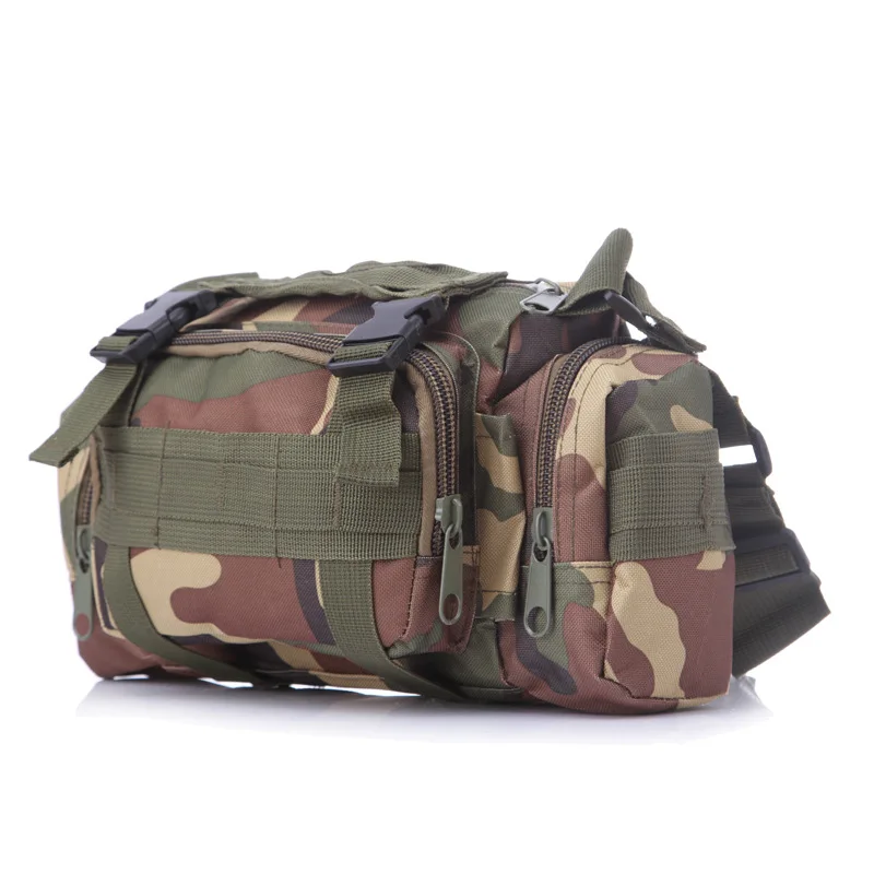 Открытый 3P Магическая тактическая поясная Сумка Molle Camo сумка на плечо сумка для камеры для Comping Пешие прогулки Охота армейская Военная - Цвет: WOODLANG