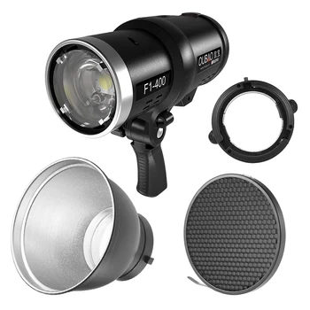 

DHL Free F1-400 400W Outdoor Flash Strobe Light Bowens Mount With 7" Bowens Mount Standard Reflector Diffuser Honeycomb Grid