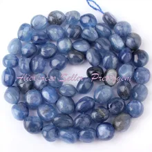 Envío Libre 4-6×6-9mm Freeform Azul Cianita Naturales Para El Collar Bracelat Making Joyería DIY Spacer Loose Beads Strand 15″