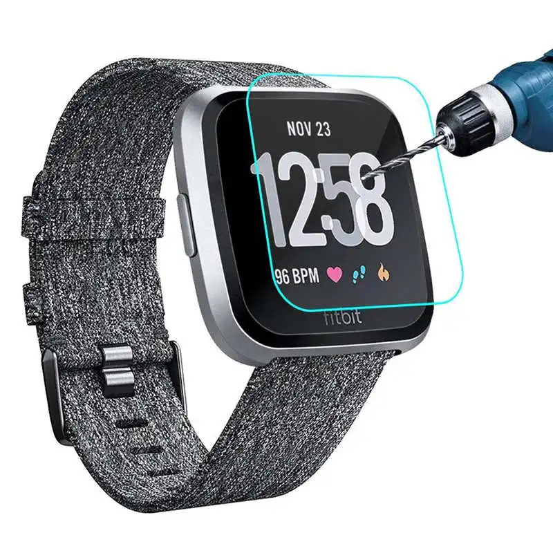 SOONHUA HD защитная пленка из закаленного стекла для Fitbit Versa фитнес-трекер Смарт-браслет часы против царапин защитный экран - Цвет: 1pc