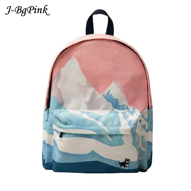 

YIZI Original designed backpacks with digital printing and embroidery unisex