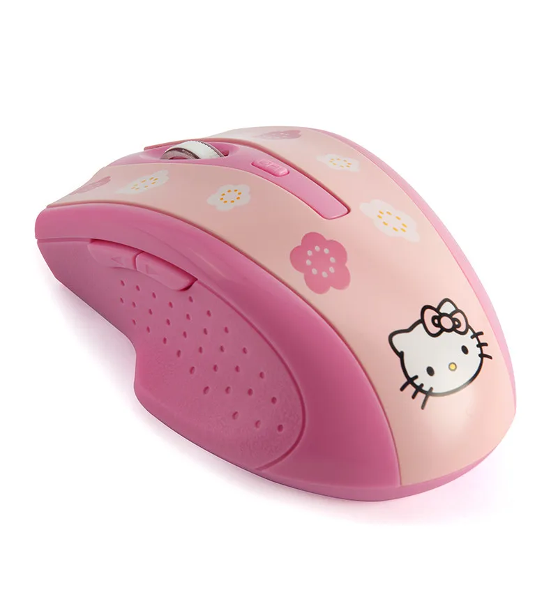 Компьютерная компьютерная мышь hello kitty KT Drahtlose Maus 2400 dpi Pro Spiel mouse Geschenk для девочек, подарок для геймера, перезаряжаемая беспроводная мышь