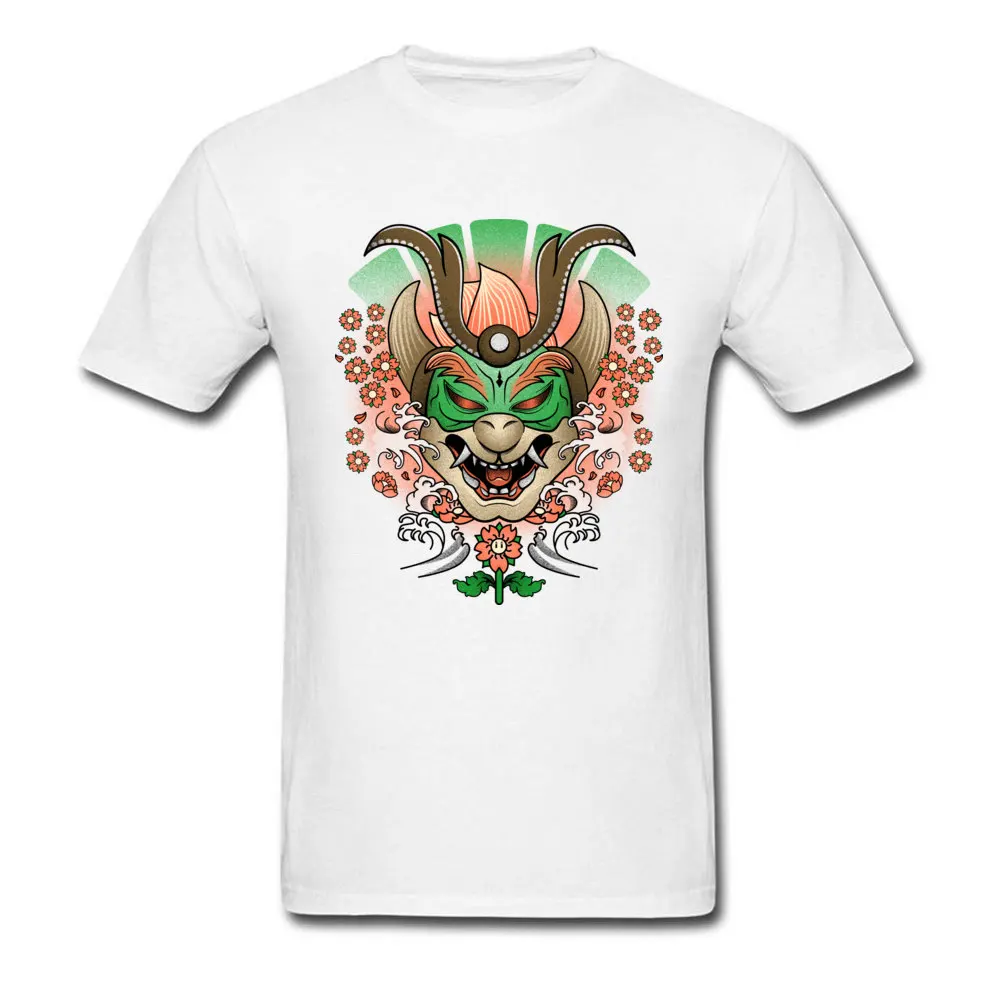 Mushroom Dynasty Ronin Printed On Top T-shirts for Boys 100% Cotton Summer/Fall Tops Tees Tops T Shirt Fashionable O Neck Mushroom Dynasty Ronin white