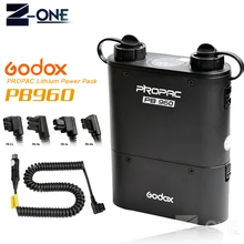 Godox PB960 двойной Выход Flash Аккумуляторный блок питания 4500 мА/ч+ адаптер кабель для Nikon Canon Yongnuo Godox sony Вспышка Speedlite