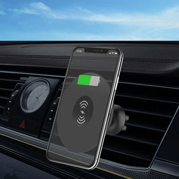 

Hot Sale Car Wireless Mobile Phone Charger Air Outlet Holder Mobile phone holder Adjustable 360 Degree Rotation