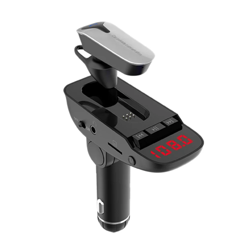 Wireless In-Car Bluetooth Fm Transmitter Mp3 Radio Adapter. Car Kit Usb Charger
