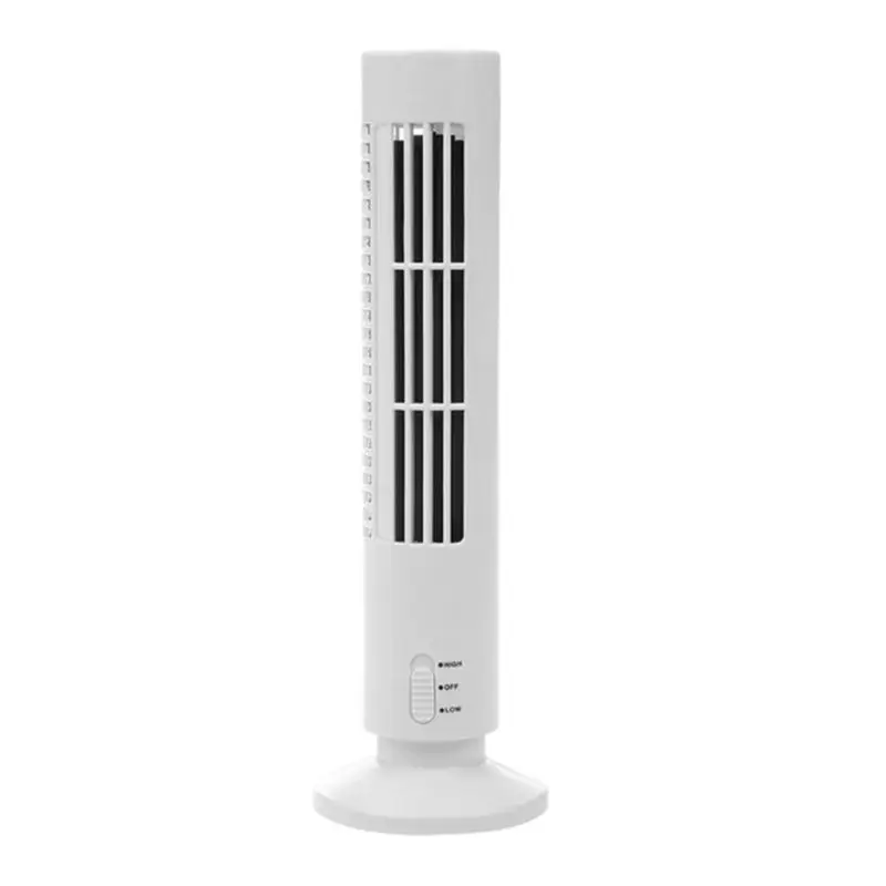 Креативный мини USB вертикальный безлопастный кондиционер Ручной портативный кулер Настольный бесшумный охлаждающий башенный вентилятор для дома и офиса