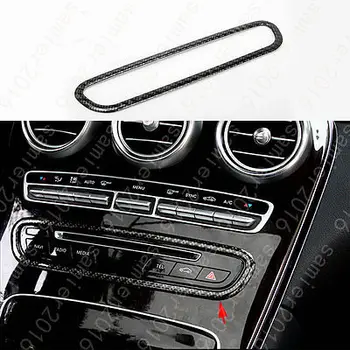 

100% Carbon Fiber Center Control CD Frame Cover Trim For Benz GLC Class X205 16+