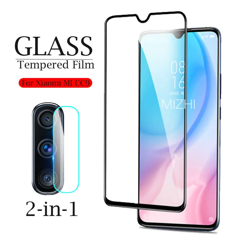 

2-in-1 3D tempered Glass For xiaomi mi cc9 cc9e Camera lens Glas mi cc9 Glass screen protector micc9 micc9e xiomi Safety Film