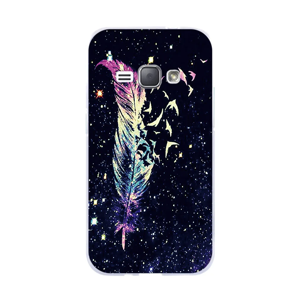 Силиконовый чехол для Samsung Galaxy J1 2016 J120 J120F SM мягкие чехлы из ТПУ задняя крышка