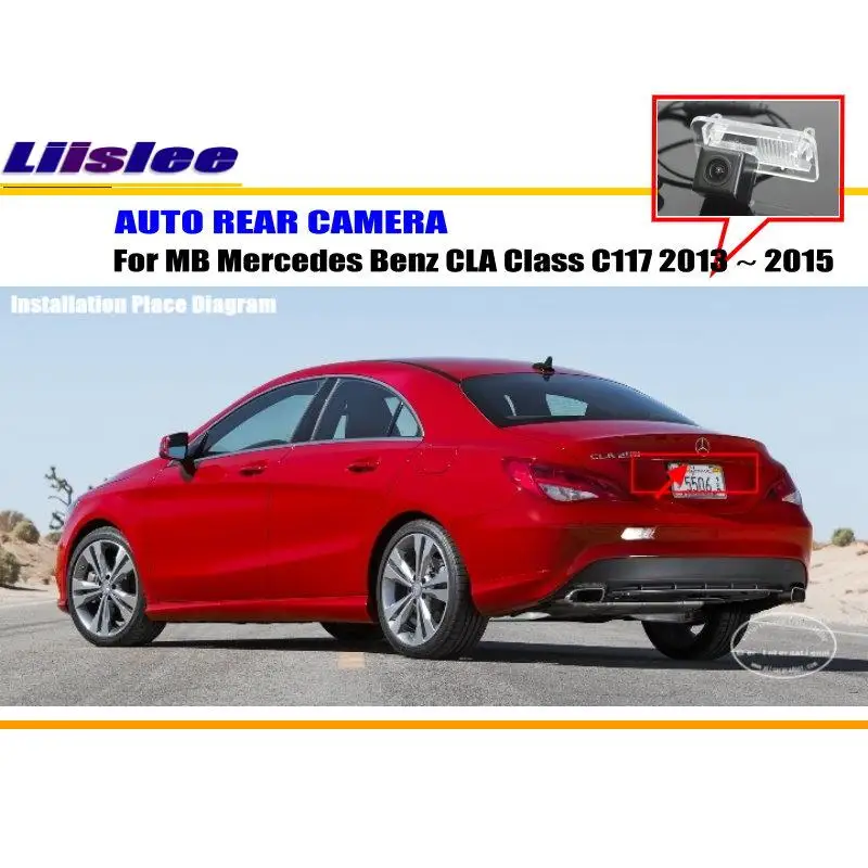 Liislee Автомобильная камера для Mercedes Benz CLA Class C117 2013 ~ 2015/камера заднего вида/HD CCD RCA NTST