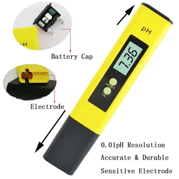 

30pcs Digital PH Tester Pocket Portable Pool Water wine Quality Food Aquarium Hydroponics Meter
