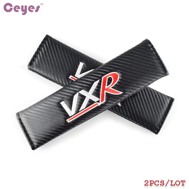 Ceyes Car Styling Emblems Seat Belt Cover Case For Vauxhall VXR Corsa Astra Vectra Zafira Accessories Car-Styling 2pcs/lot | Автомобили и