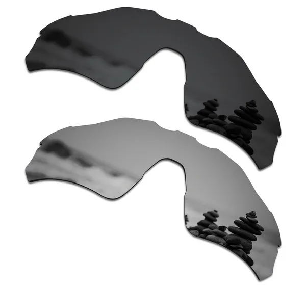 Black and Silver Дропшиппинг SmartVLT Сменные линзы Поляризационные для солнцезащитных очков-несколько штук упакованы - Цвет линз: Black and Silver