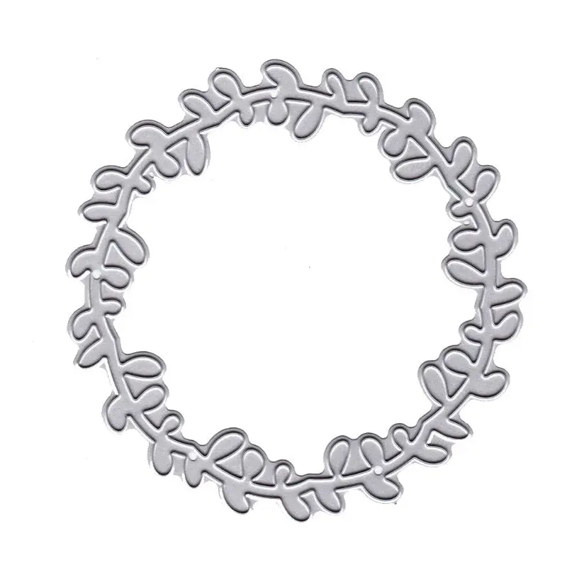 

Wreath Metal Cutting Dies Stencil DIY Scrapbooking Album Stamp Paper Card Embossing Crafts Decor