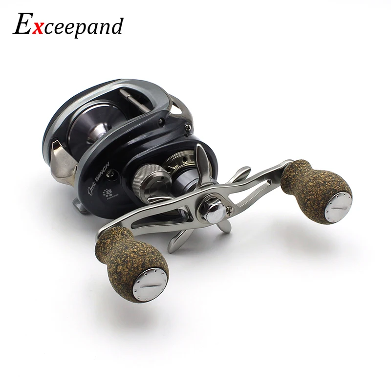 Exceepand Rubber Cork Knob Grip Fishing Reel Handle for Abu Garcia Daiwa Saltwater Baitcaster Reels Exceepand Rubber Cork Knob Grip Fishing Reel Handle for Abu Garcia Daiwa Saltwater Baitcaster Reels