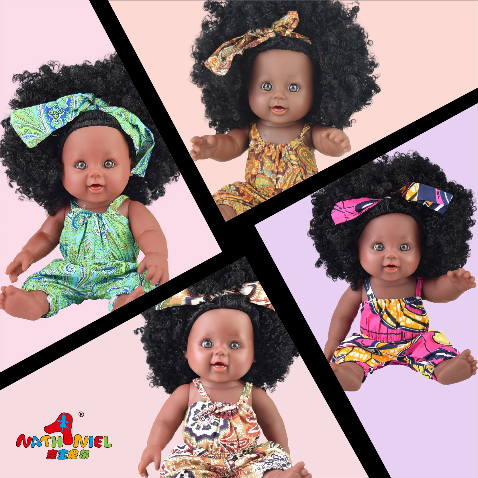 Африканская девочки! Черная кукла-младенец, 12 дюймов, американский силикон, bebe, модные куклы, reborn baby girl boneca corpo, силиконовый поп-мальчик