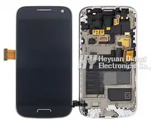 100% Original Lcd Display Touch Screen Digitizer Assembly With Frame For Samsung Galaxy S4 Mini I9190 I9195 Replacement Parts