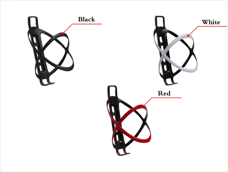 L W дорожный велосипед однонаправленное Углеволокно бутылки клетки Дорога MTB велосипед углерод держатель бутылки для воды глянцевый черный красный белый велосипед аксессуары