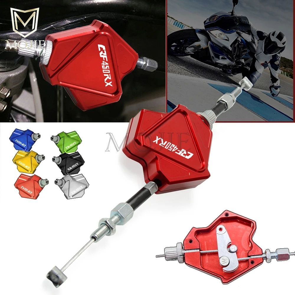 

Motorcycle CNC Aluminum Stunt Clutch Lever Easy Pull Cable System For HONDA CRF450RX CRF 450RX 450 CRF450 RX 2017-2019 2018