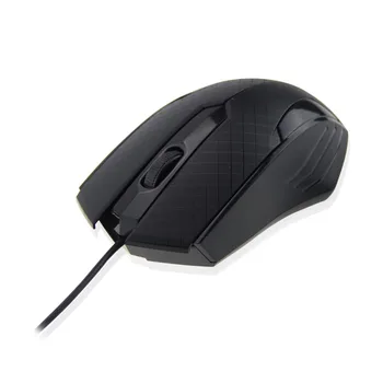 Durable Wired Gaming Mouse Ergonomics Design USB 3 Buttons Optical Wheel Antiskid Frosted For PC Pro