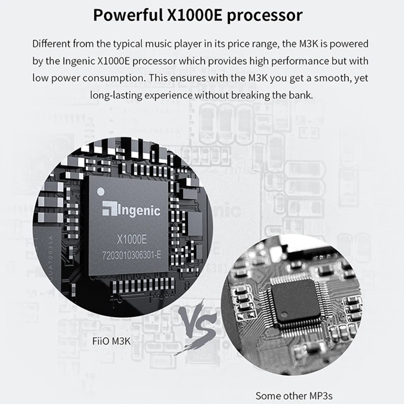 FiiO M3K Metal case Sport Audio Mini Lcd screen HiFi Mp3 Player Music Audio Mp 3 With Voice Recoder for Student,Kids