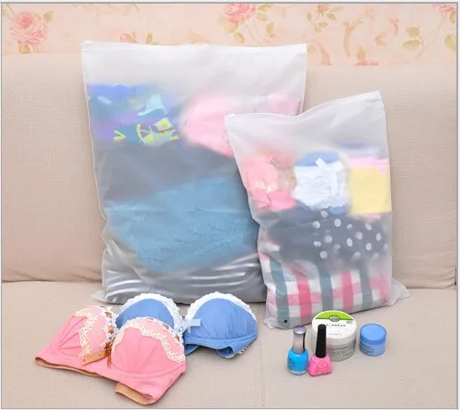 NABAG 2 قطعة رشاقته للماء السفر التخزين مقسم حقيبة الملابس التجميل الملابس الداخلية الصدرية حقيبة التخزين s واضح ختم زيبلوك حالات