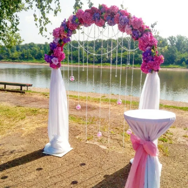 Drop 10m 33 Ft Crystal Clear Acrylic Bead Garland Drop 10m 33 Ft Crystal Clear Acrylic Bead Garland Chandelier Hanging For Wedding Party