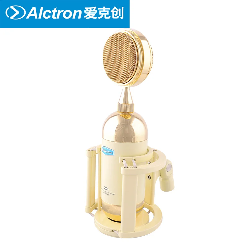 Alctron CX5 позолоченные большие диафрагмы кардиоидный конденсаторный микрофон