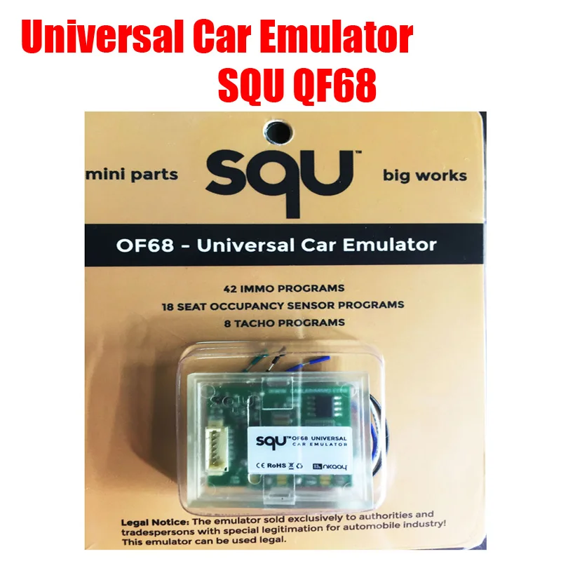 

Universal Car Emulator SQU OF68 Diagnostic Seat Occupancy Tool squ of68 universal car emulator squ of68 For V-W,B-enz R-eanult
