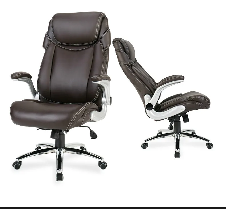 Игровое кресло Компьютерный стул руководителя офисное сиденье кожаный стул Счастливый Дом кабинет подъемная Поворотная сиденье флип поручень