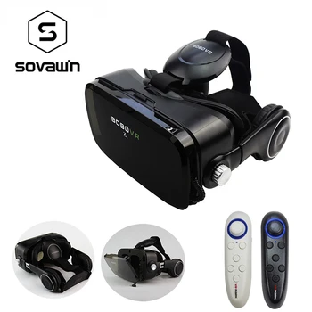 BOBOVR Z4 Smartphone 3D Glasses Virtual Reality Google Cardboard Stereo BOBO VR Headset Head Mount + Update Wireless Gamepad