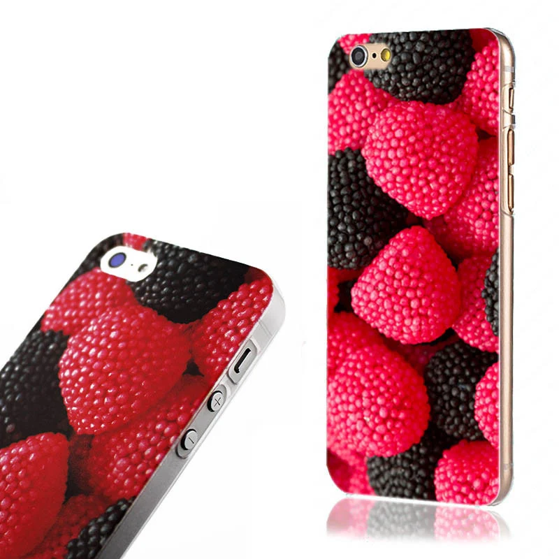 For Apple iPhone 4s 5s 6s 6s Plus Strawberry Fruit Raspberry Phone Case