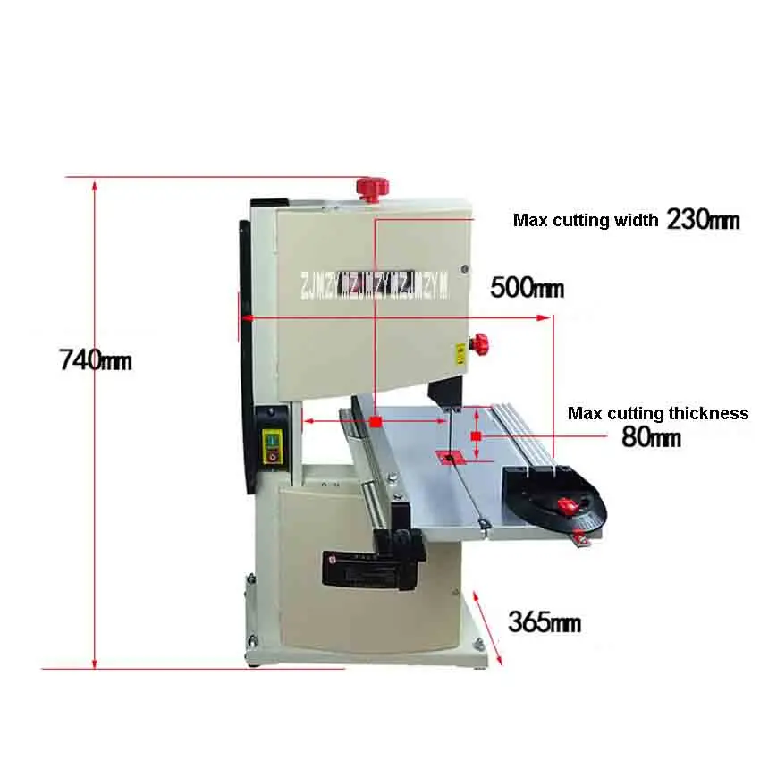 New Multifunctional Woodworking Band-Sawing Machine Household Buddha Bead Cutting Machine 9-inch Band Saw Machine 220V/50HZ 350W