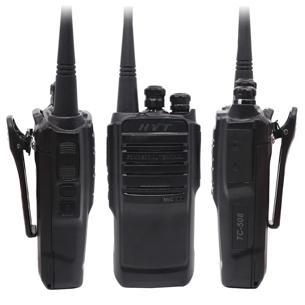 2Pcs HYT TC 508 Portable Two Way Radio with Li ion battery & Charger