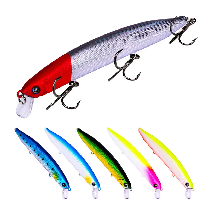 Fishing Hard Baits Plastic Minnows Fishing Lures 6 Colors 14cm 18.5g Fishing Baits Hard