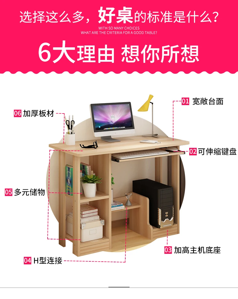 Луи мода простой компьютерные столы настольный компьютер бытовой простой экономичный студент спальня обучение
