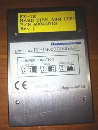 

JUKI FX1R XP PN 40044513 IDI-1G02DG H02AA HDD Hard Disk ASM