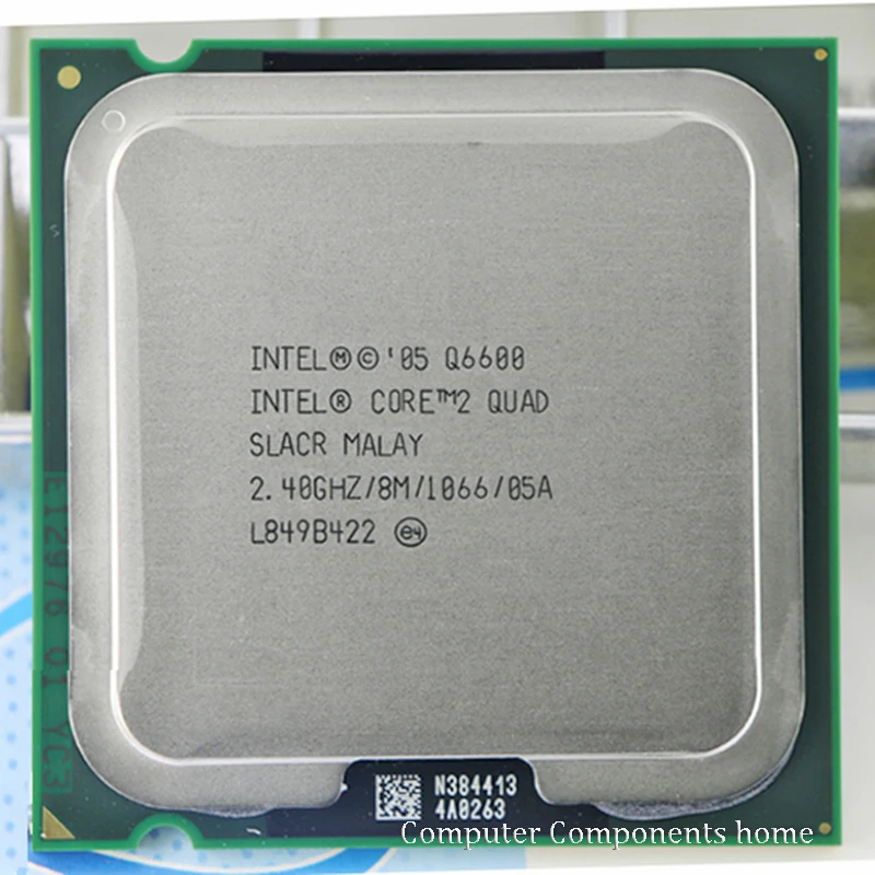 Intel core 2 Q6600 معالج وحدة المعالجة المركزية (2.4 Ghz/8 M/1066 GHz) المقبس LGA 775 سطح المكتب وحدة المعالجة المركزية شحن مجاني