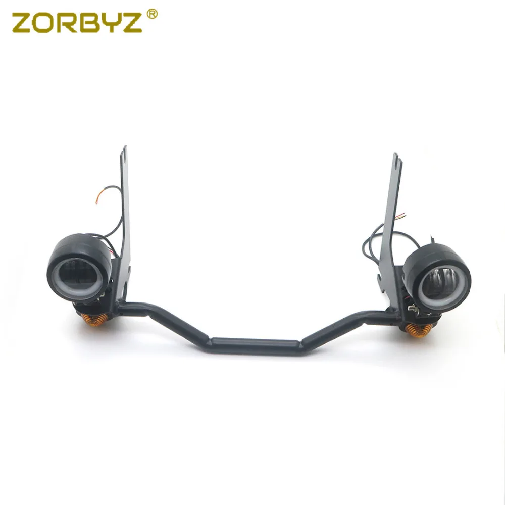 ZORBYZ черный Передний прожектор противотуманная фара ангел глаз лампа крепление