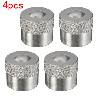 

4pcs Universal Chrome Aluminium Car Air Wheel Tyre Cover Rim Tire Valve Dust Cap
