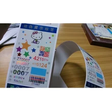 Индивидуальный китайский стикер с голограммой