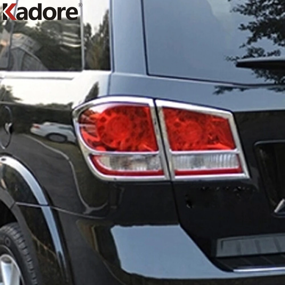 Для Dodge Journey JCVU JC для Fiat Freemont 2012 2013 2014 хромированный задний фонарь наклейка крышка