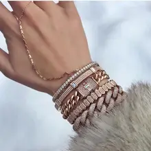 Janekelly, дизайнерский, топ, аксессуары, модный, уникальный, веревка, цепочка, браслет, AAA, циркон, микро проложенный, ручной браслет